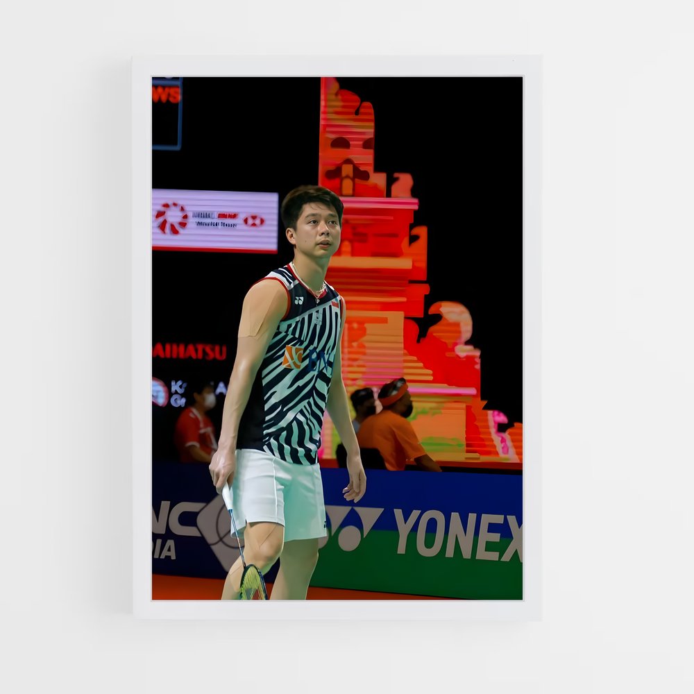 Poster Kevin sanjaya – affiche Badminton (vue 3)